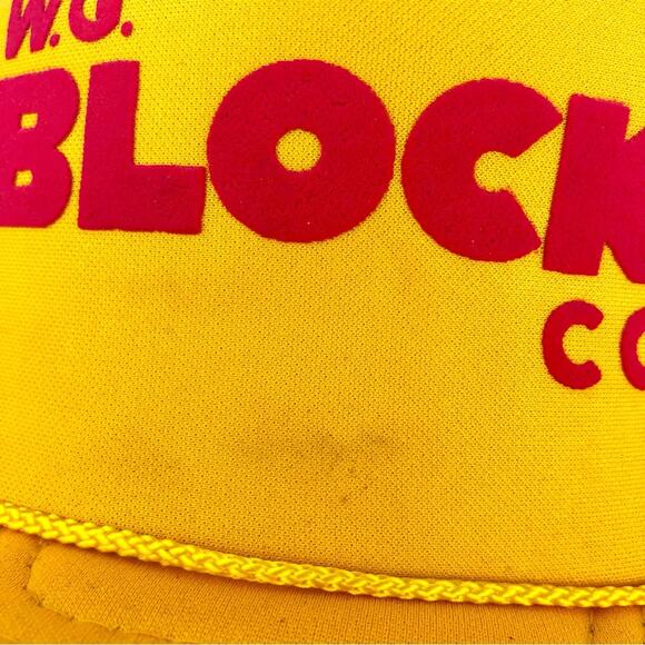 Vintage W.G. Block Co Farmer Snapback Hat - Picture 8 of 8